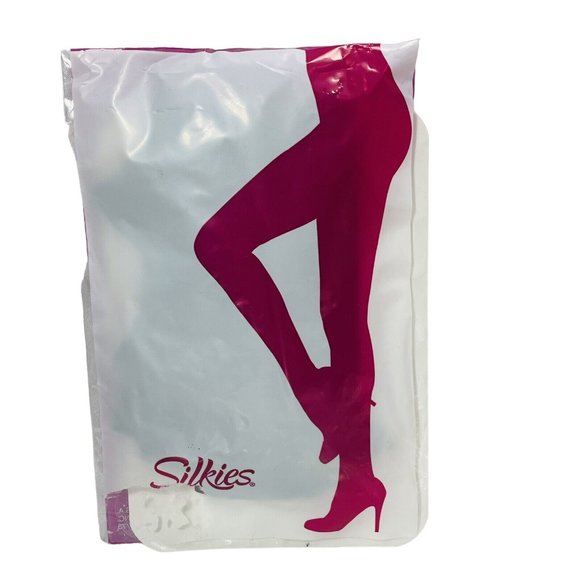 SILKIES 131002 Ultra Knee Hi’s Regular Mocha Nylon Spandex Made USA - Picture 1 of 6